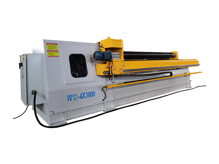 W12 CNC hydraulics plate rolling machine with 4 rolls - 4x3000